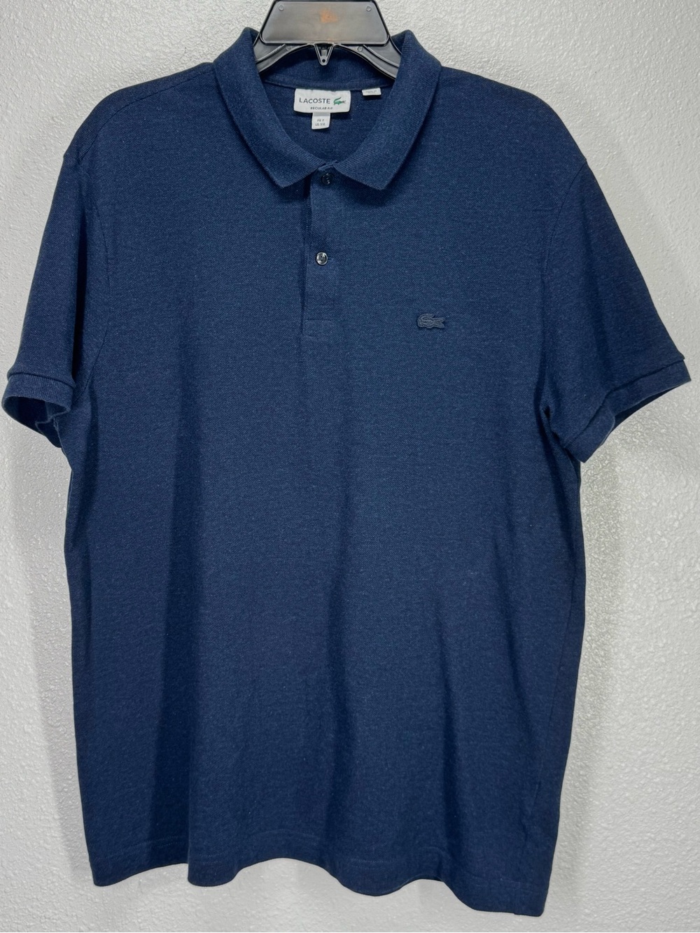 Lacoste Mens Pique Polo with Tonal Croc XXL (Runs Smaller 22” PTP)